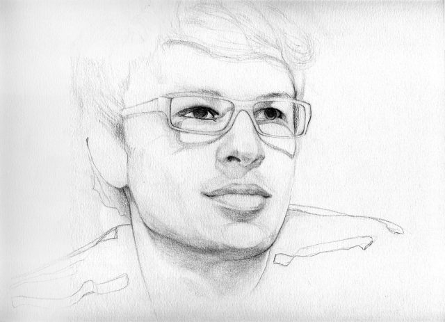 Graphite on paper